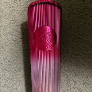 Unused without tags: Starbucks 24oz Pink & Red Tumbler